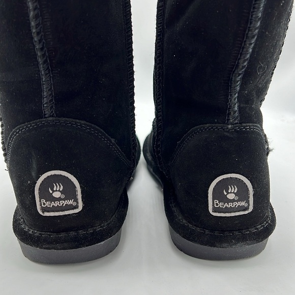 Bearpaw black Sherpa lined winter boots size 10 womens - Picture 2 of 6